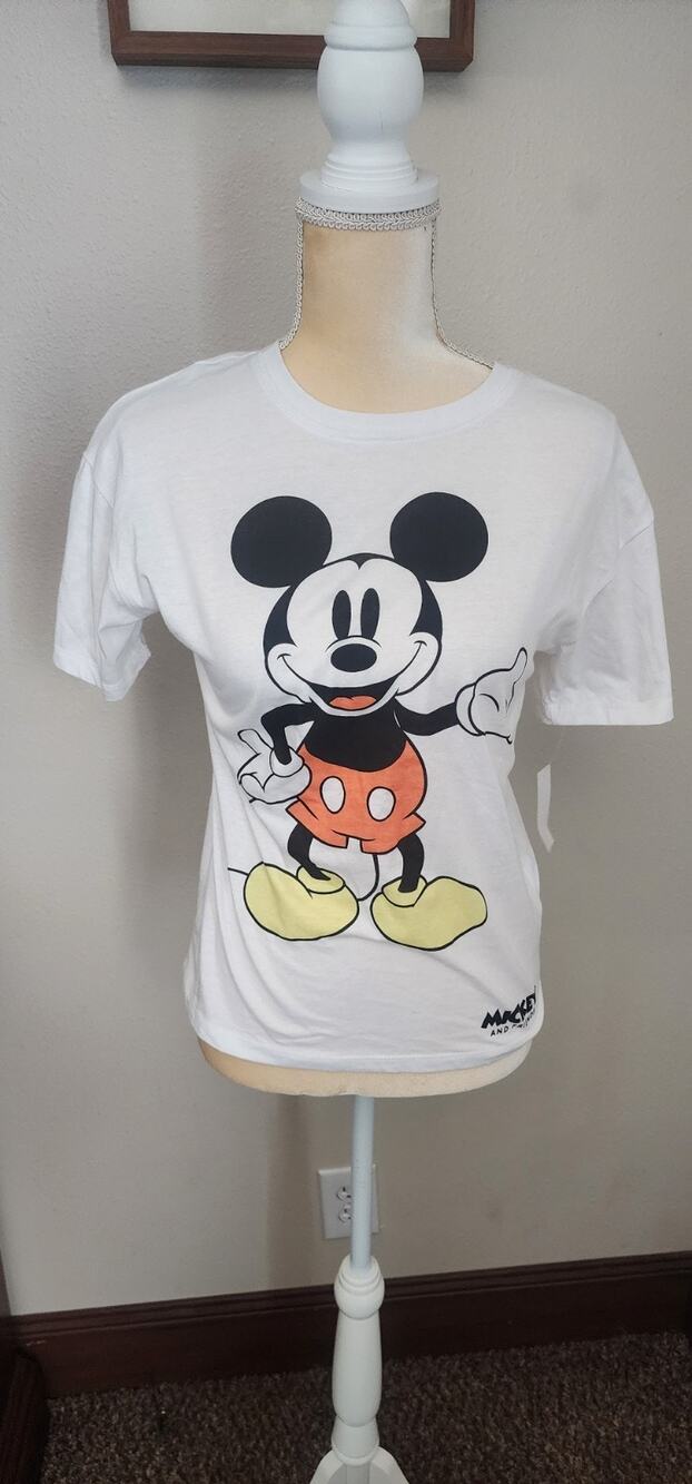 Mickey and Friends Disney White T-Shirt Mickey Mouse & Characters